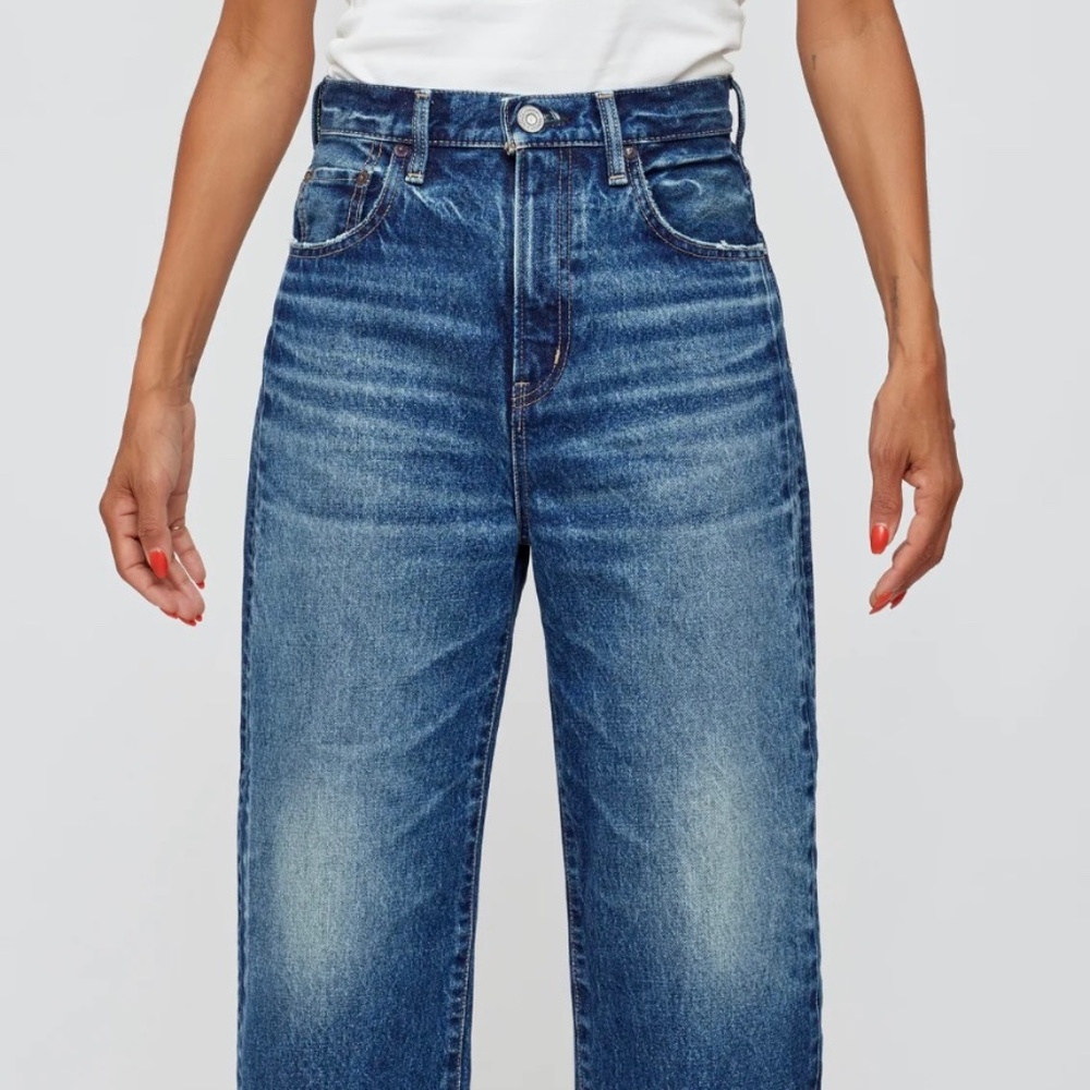 MOUSSY Women's Blue and Navy Jeans